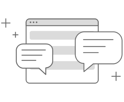 Icône communication digitale et réseaux sociaux