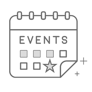 Icône communication événementielle